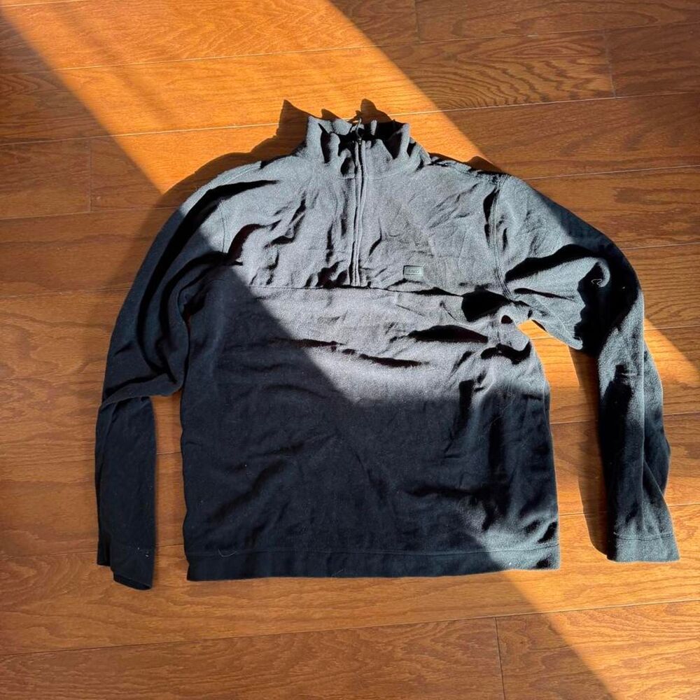 Rains Men's Black and Grey Sweatshirt